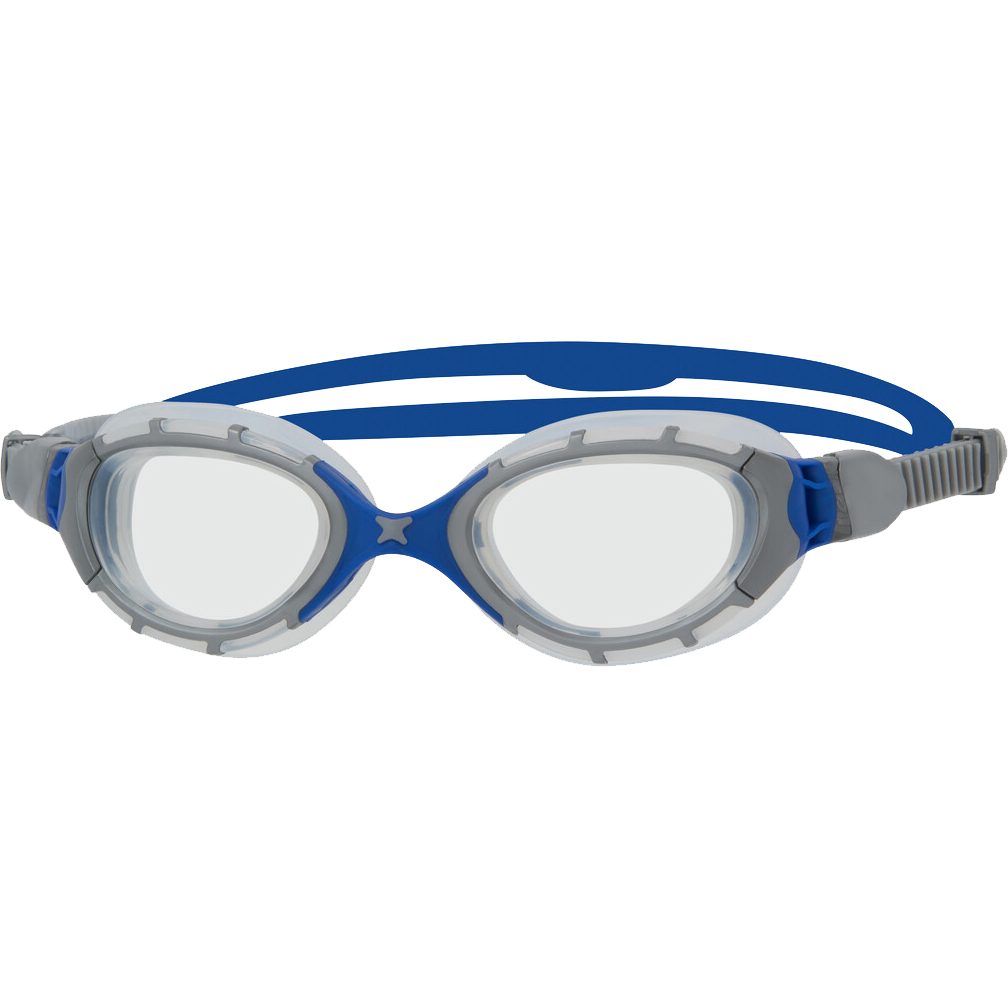 Zoggs Predator Flex Schwimmbrille grau blau