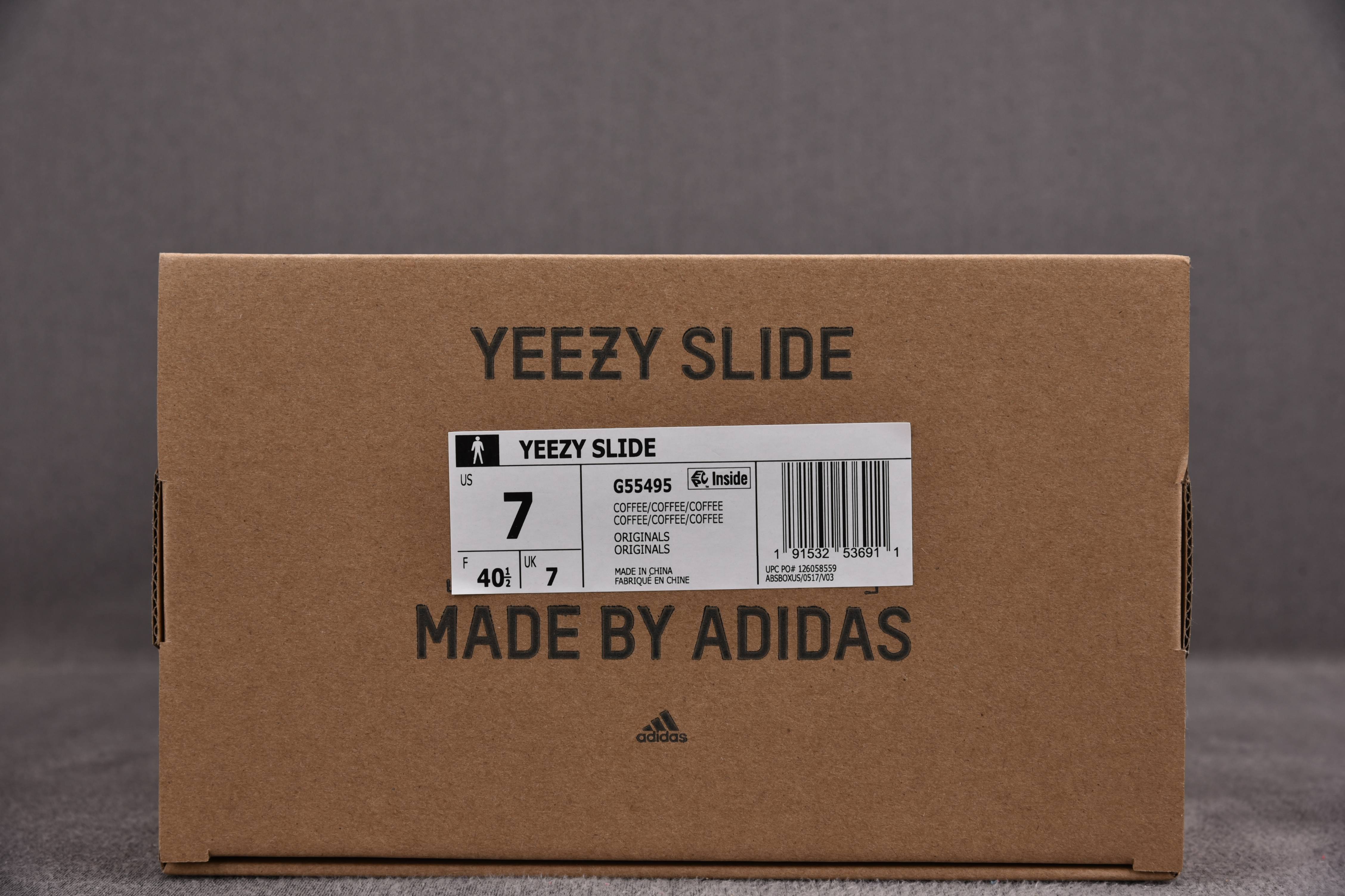 adidas Yeezy Slide Soot (One Size Smaller!!)