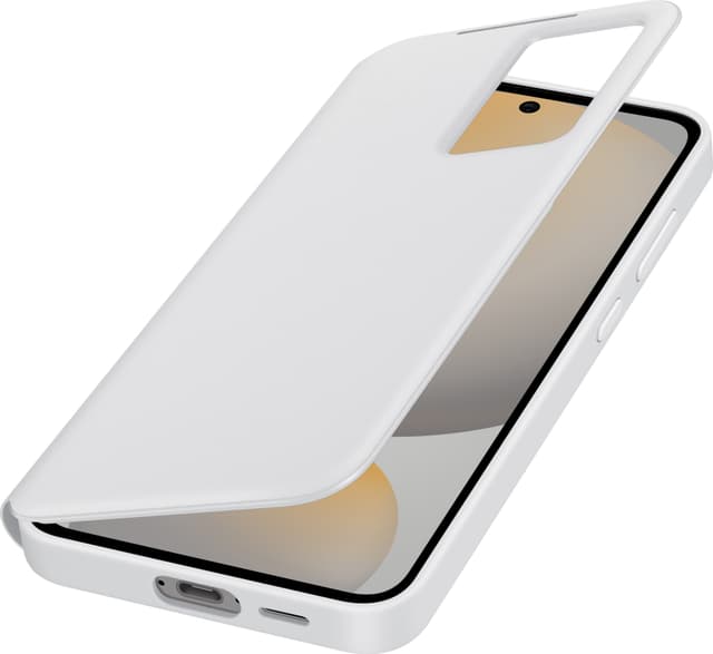 Samsung Galaxy S24 FE Smart View pungetui (hvid)