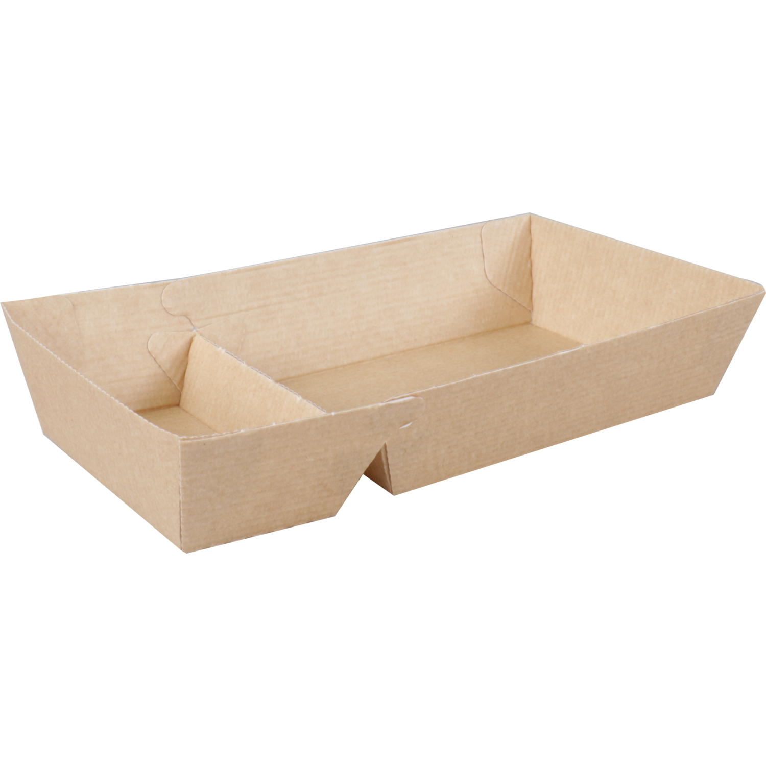 Depa Bak, Ersatzpapier, A20, Golfpapieren snacklijn, snackbak, 179x85x37mm, bruin