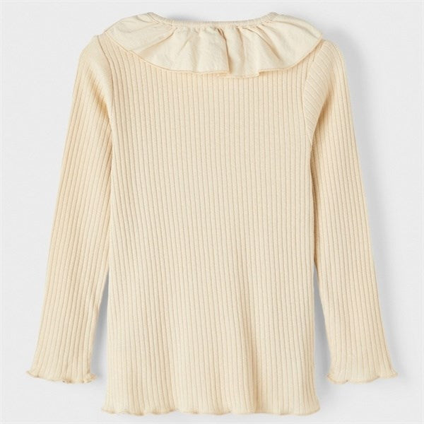 Køb Lil'Atelier Wood Ash Omina Slim Bluse