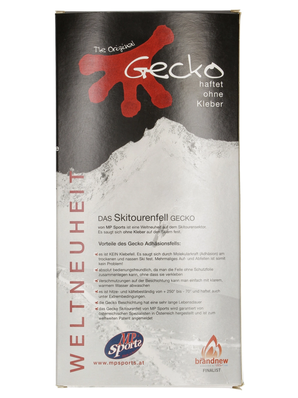 Gecko Selfcut Front+Endhook 125mm 177-187 Ski Skin green