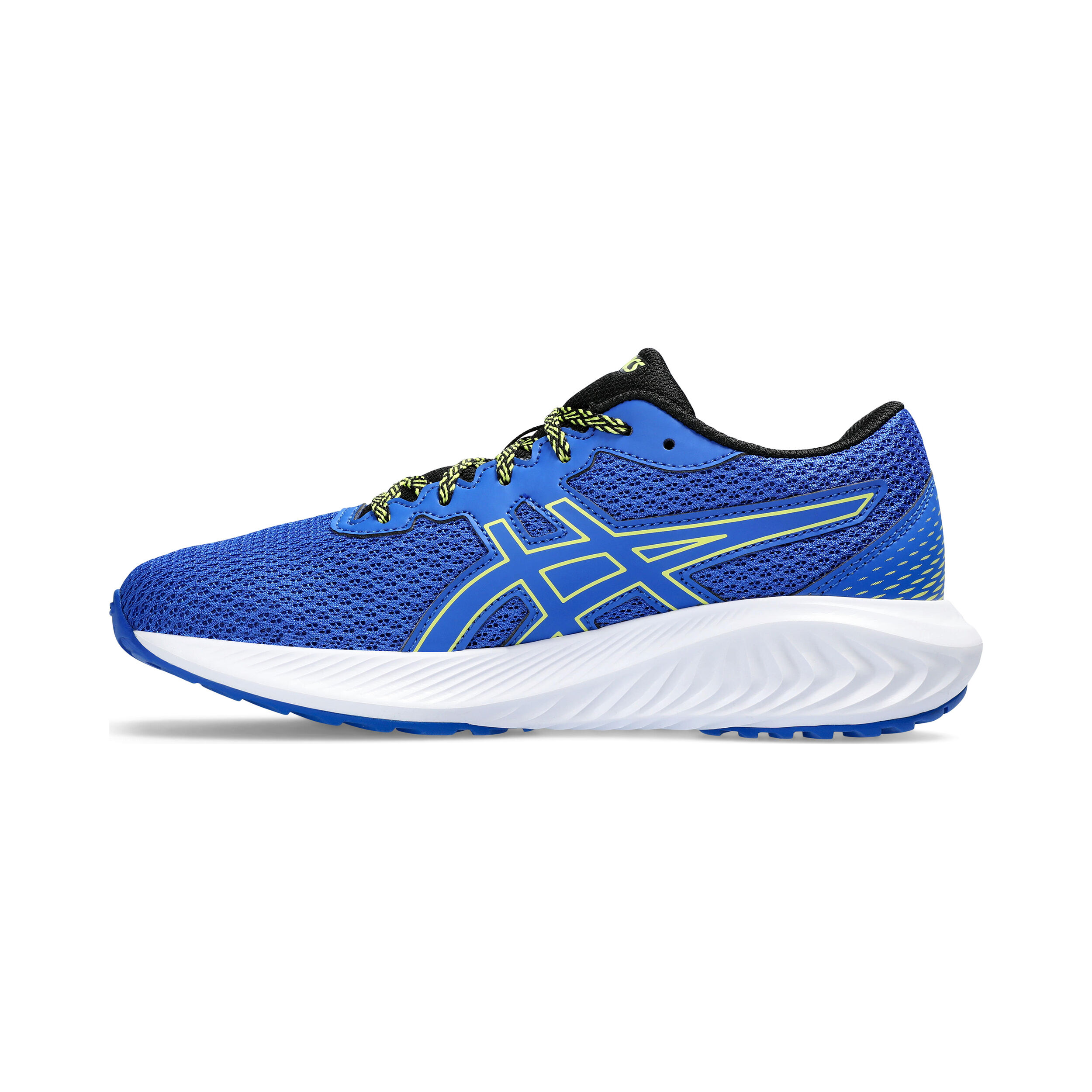 ASICS Gel-Excite 10 GS Chaussure De Running Sans Stabilisateurs Enfants - Bleu , Jaunes Fluo