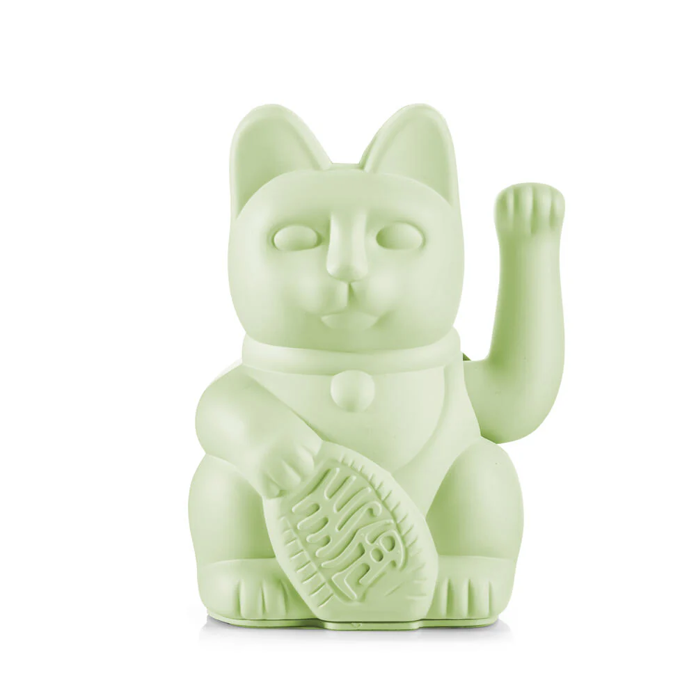 Donkey  Maneki-Neko kat - Pastelgrøn