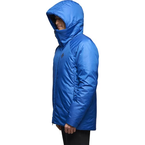 Doudoune alpinisme BLACK DIAMOND BELAY PARKA DRIFTER BLUE