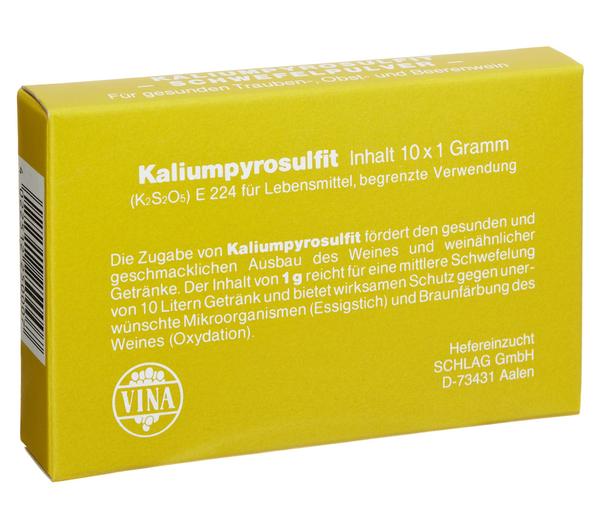 Vina Kaliumpyrosulfit Schwefelpulver