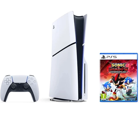 Sony PlayStation 5 Slim Standard Edition (2023)   PS5 Sonic X Shadow Generations