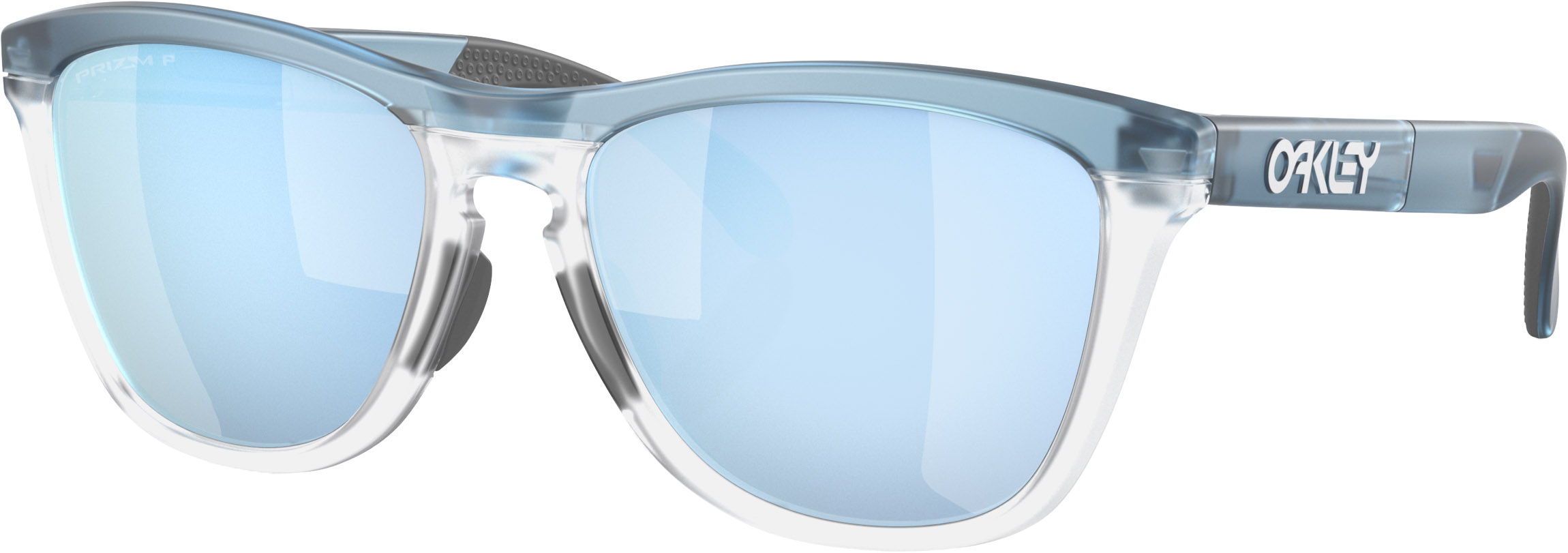 Frogskins Range 0955/Transparent Stonewash/Clear w/Prizm Deep Water Polarized