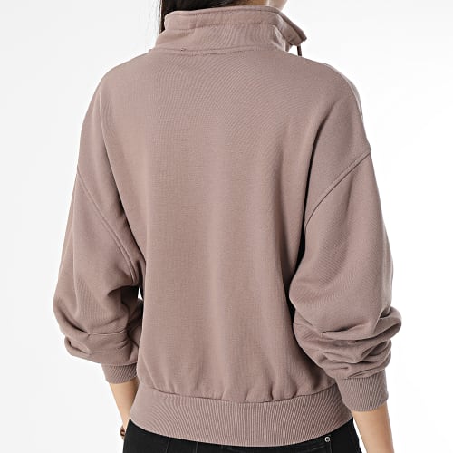 Sweat Col Montant Femme Classics HS0397 Taupe