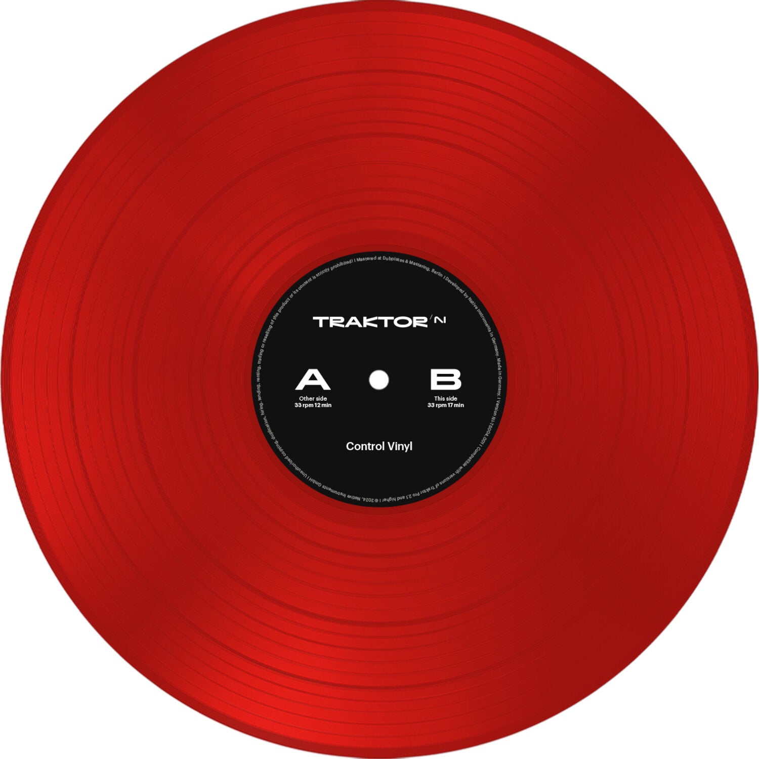 Native Instruments Traktor Control Vinyl Red (2024 Edition)