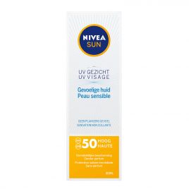 Nivea Gevoelige zonnecreme voor het gezicht F 50