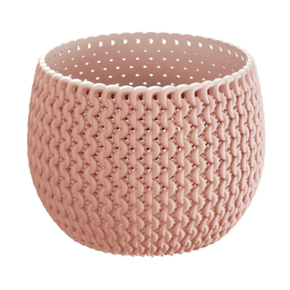Prosperplast Bloempot Splofy - roze - kunststof - 18 cm
