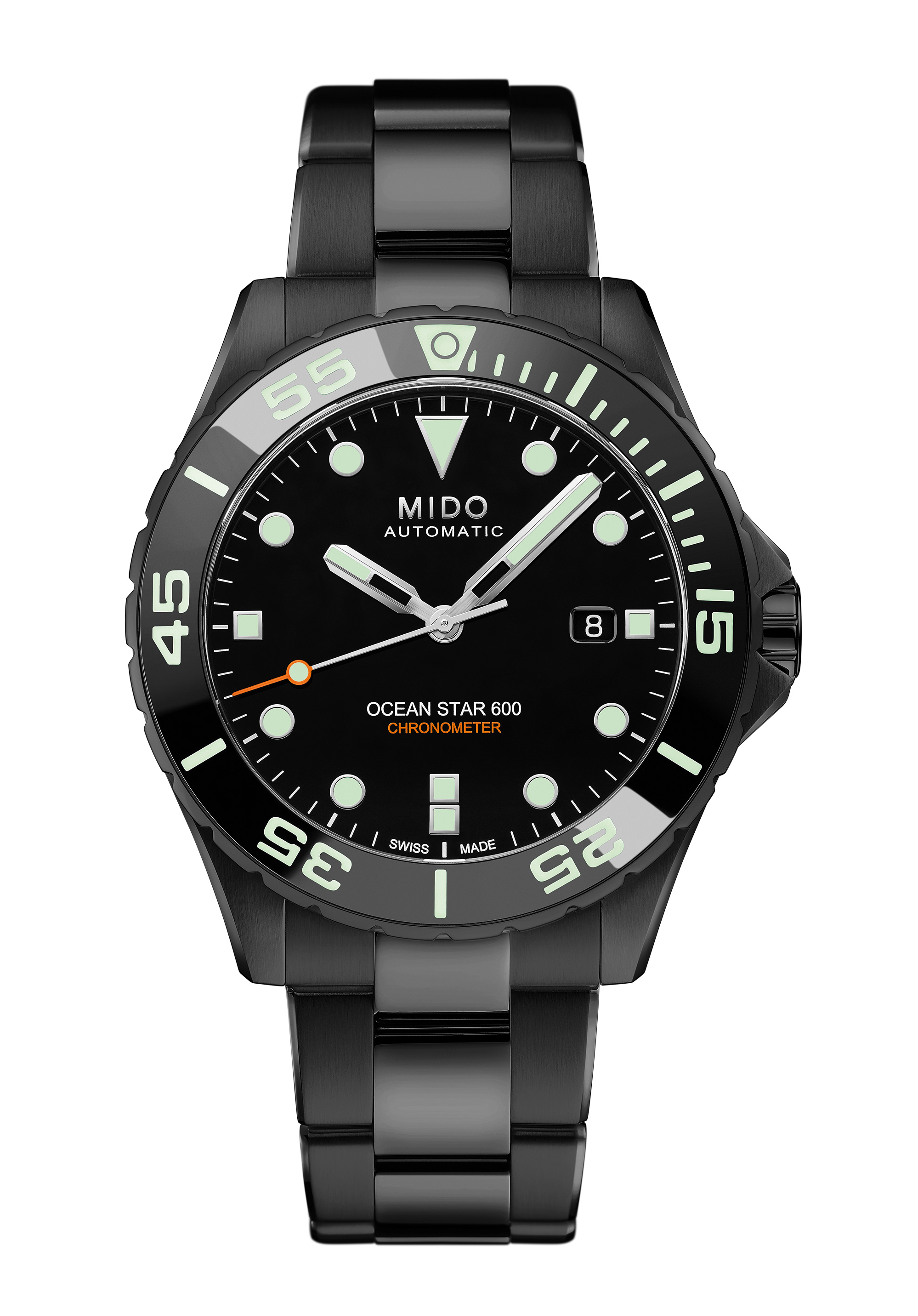Mido Ocean Star 600 Chronometer Set Schwarz
