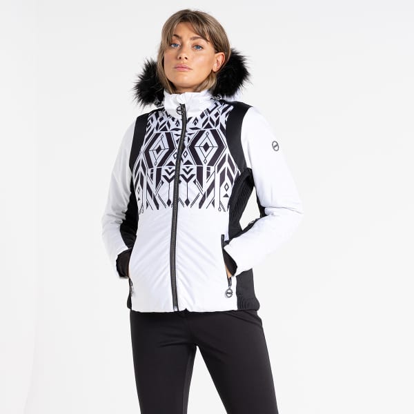 Veste de ski DARE 2B PRESTIGE II JKT WHIT/BLKMONO