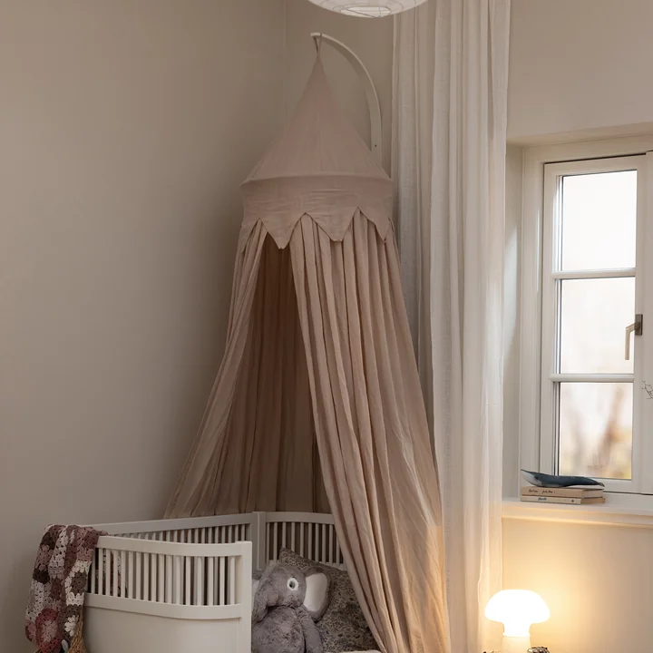 Sebra - Betthimmel, elephant grey