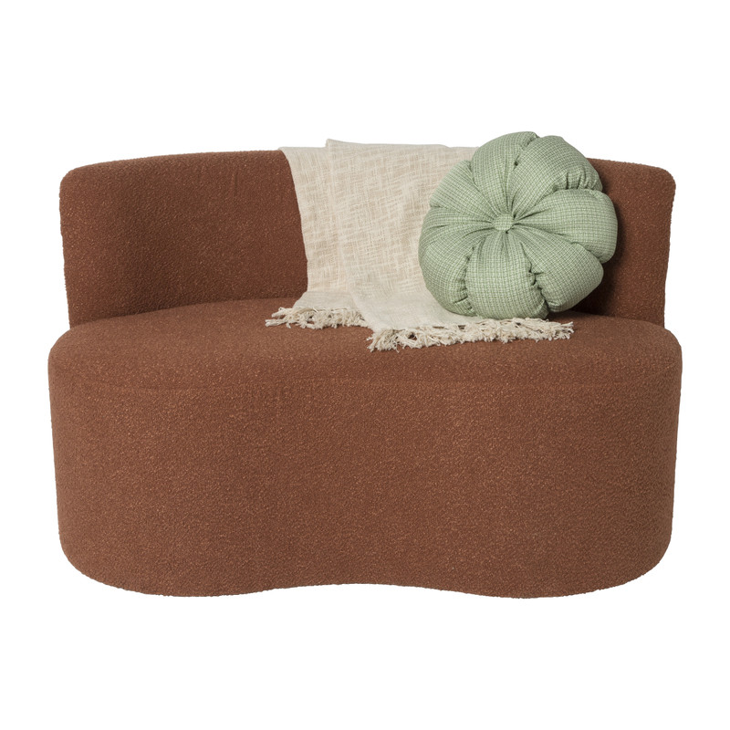 Teddy loveseat - bruin - 71x120x71 cm