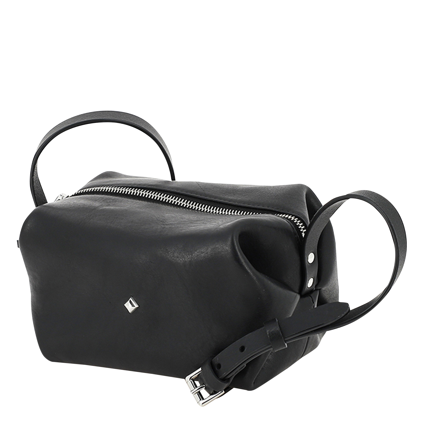 LE MINI SOHNA CUIR - Sac à main en cuir| Noir