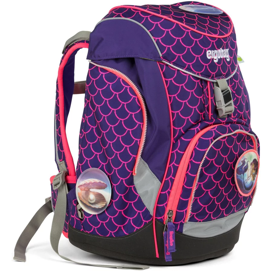 Ergobag Pack LUMI - Schulrucksack Set 6tlg. Bärmuda Viereck (2021)