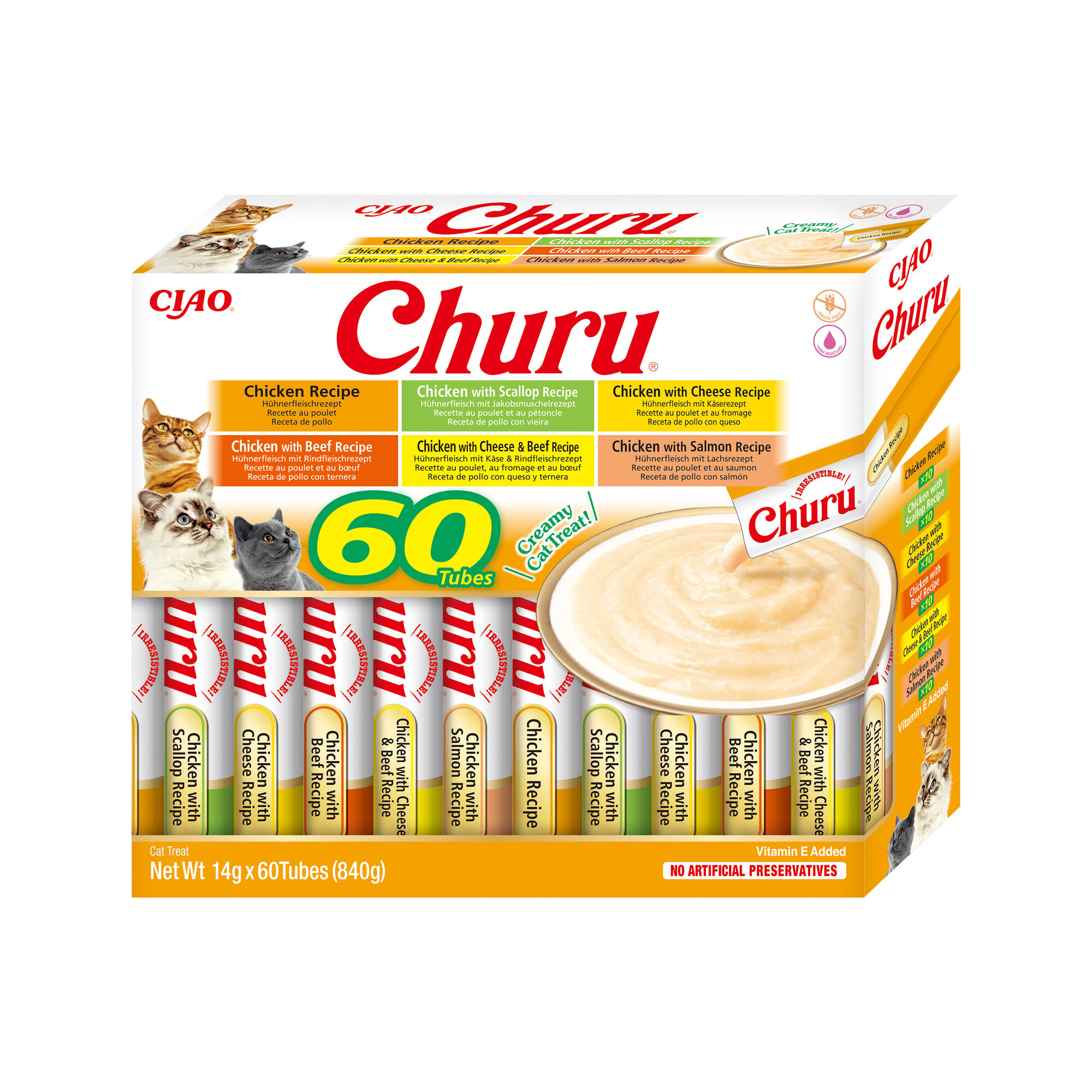 Inaba Churu Variety Box - 60 stuks