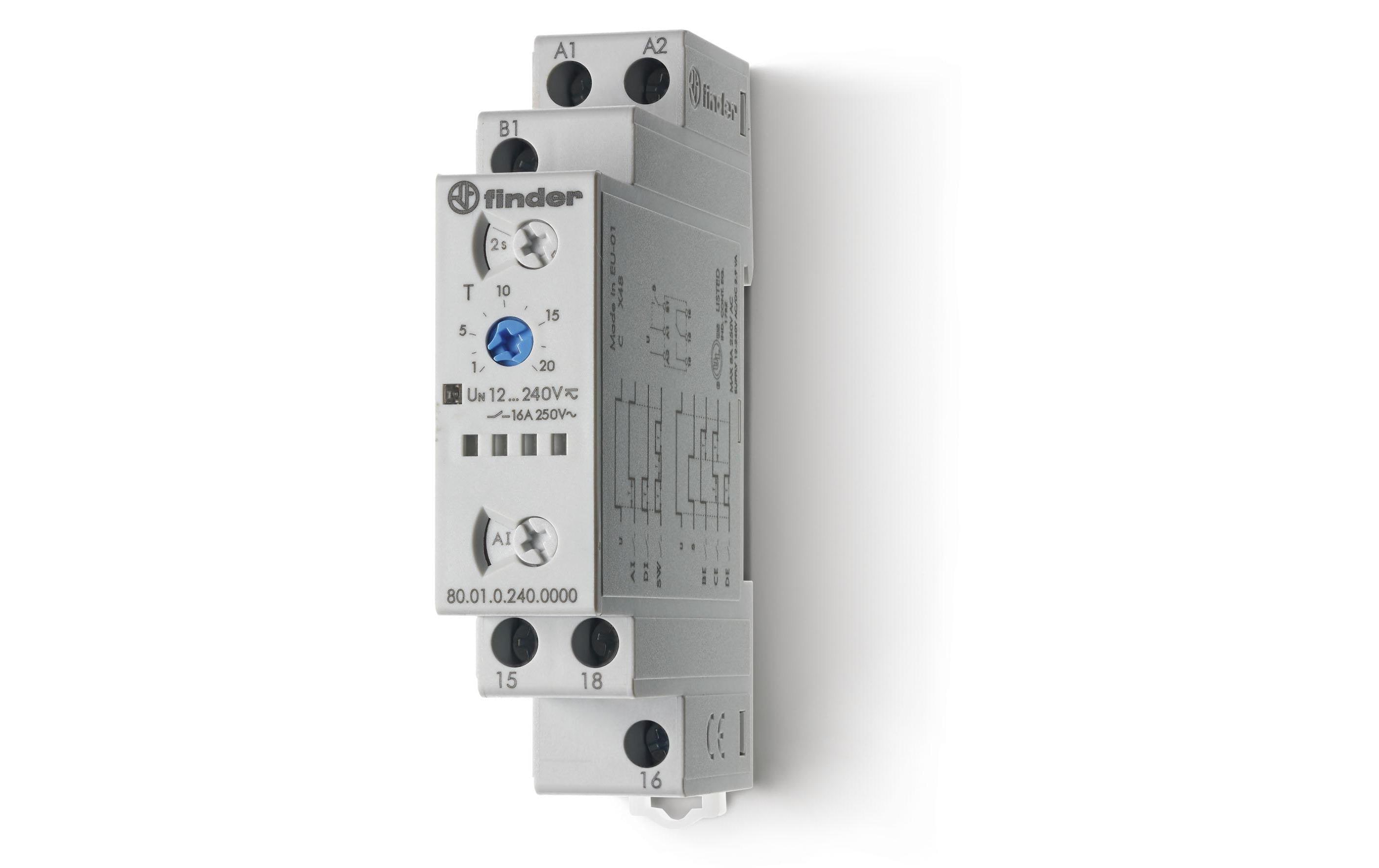 Relais Serie 80 16A MultifunktionMultifunktionszeitrelais