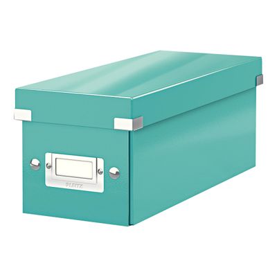 Leitz Click & Store - Boîte de rangement pour CD - bleu iceberg