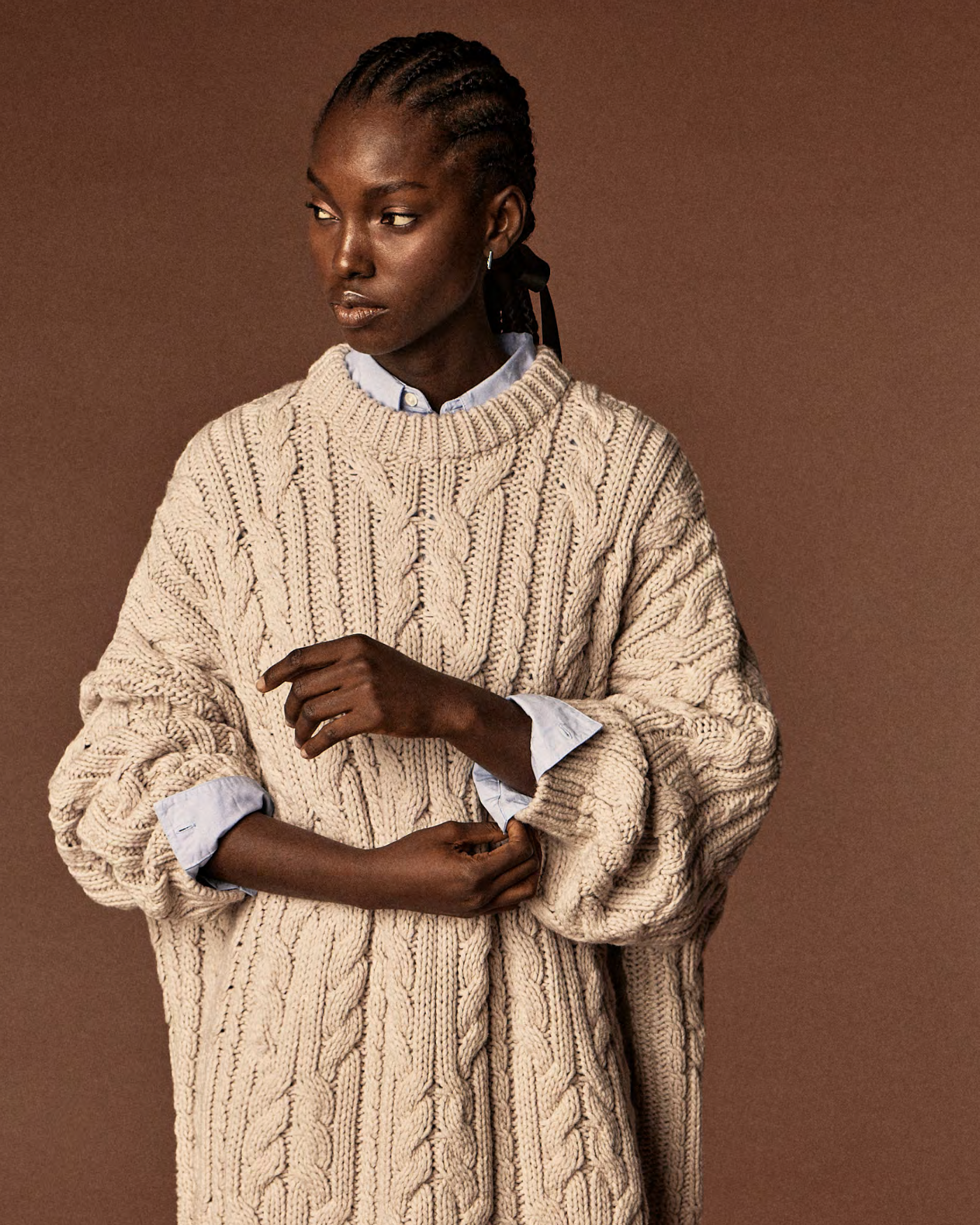 Strickpullover Nesk Sable