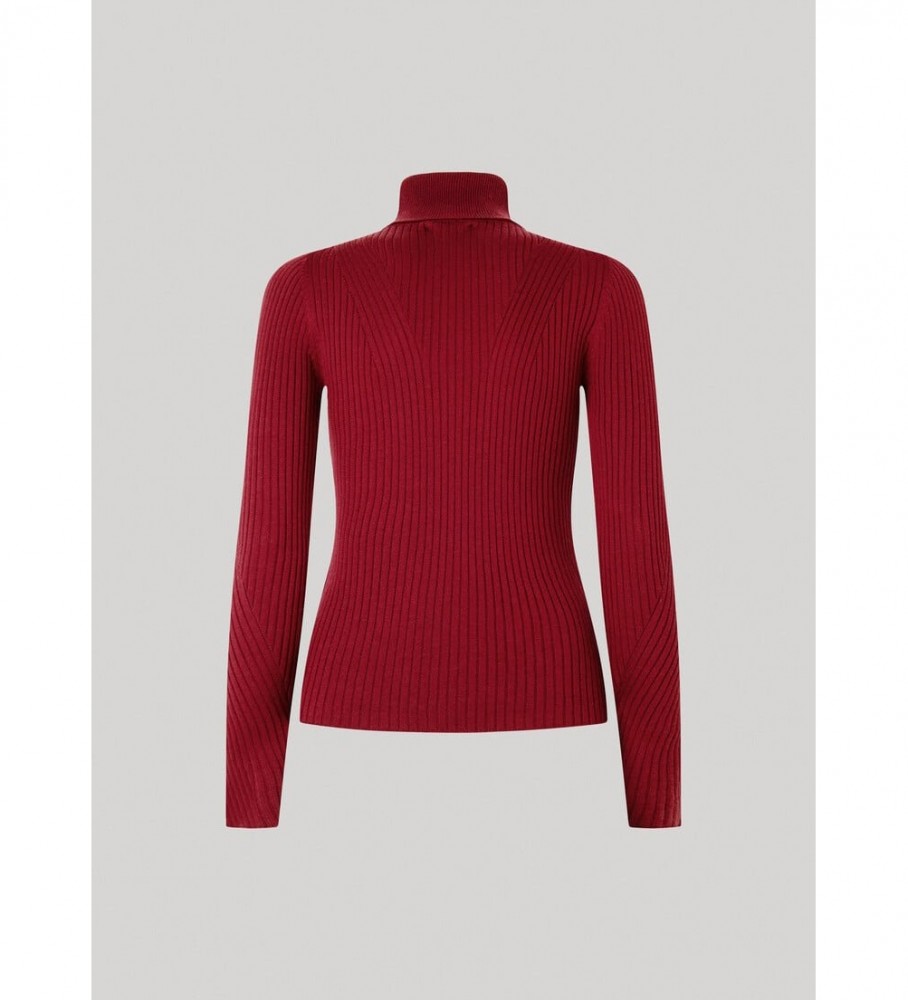 Suéter Pepe Jeans Dalia Rolled Bordô