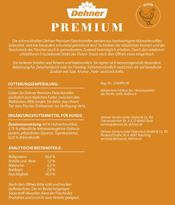 Dehner Premium Hundesnack Hühnerbrustfilet in