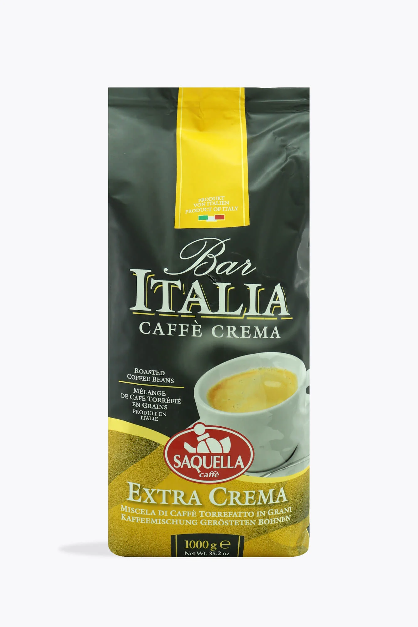 Saquella Bar Italia Caffè Crema Extra Crema 1kg