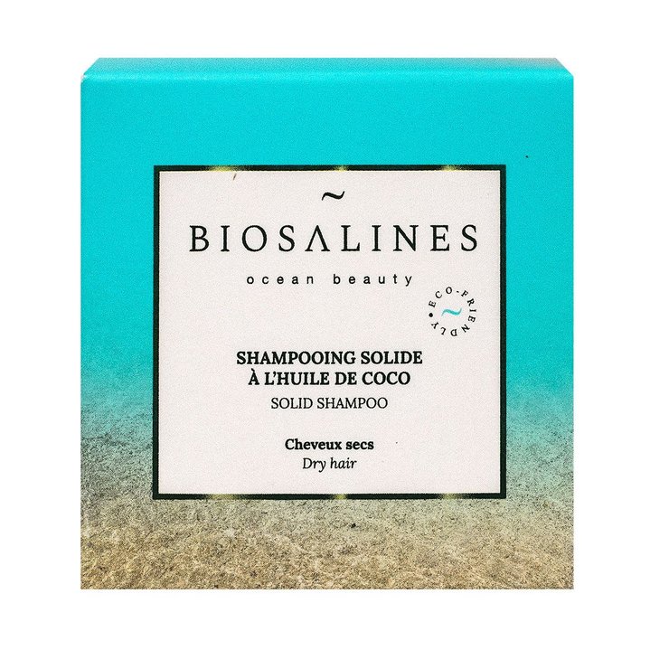 Shampooing solide huile de coco cheveux secs 75g