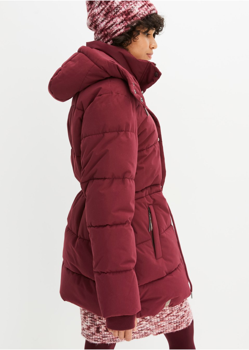 Veste matelassée avec lien à nouer à la taille