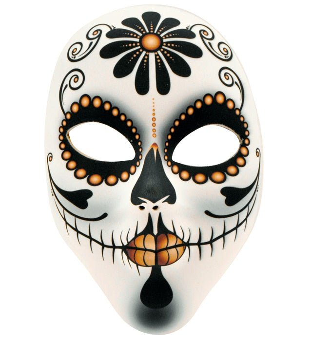 Dia De Los Muertos Masker Bloem