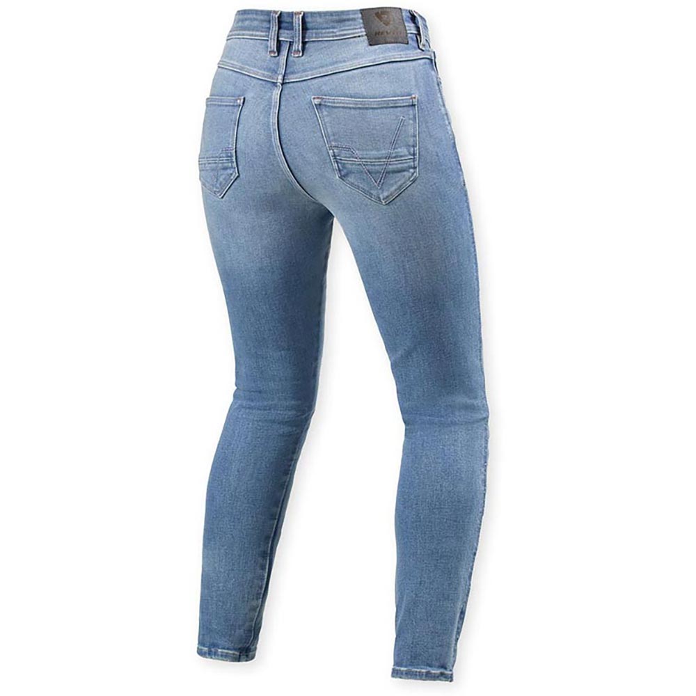 Rev'it - Jean femme Shelby 3 Skinny Ladies L30 Bleu Clair