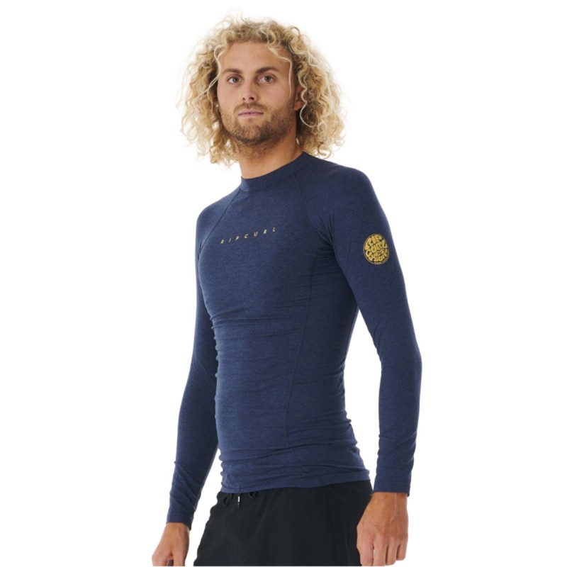 Top Lycra Manches Longues RipCurl Dawn Patrol Perf 2023 - Navy - The Corner Shop
