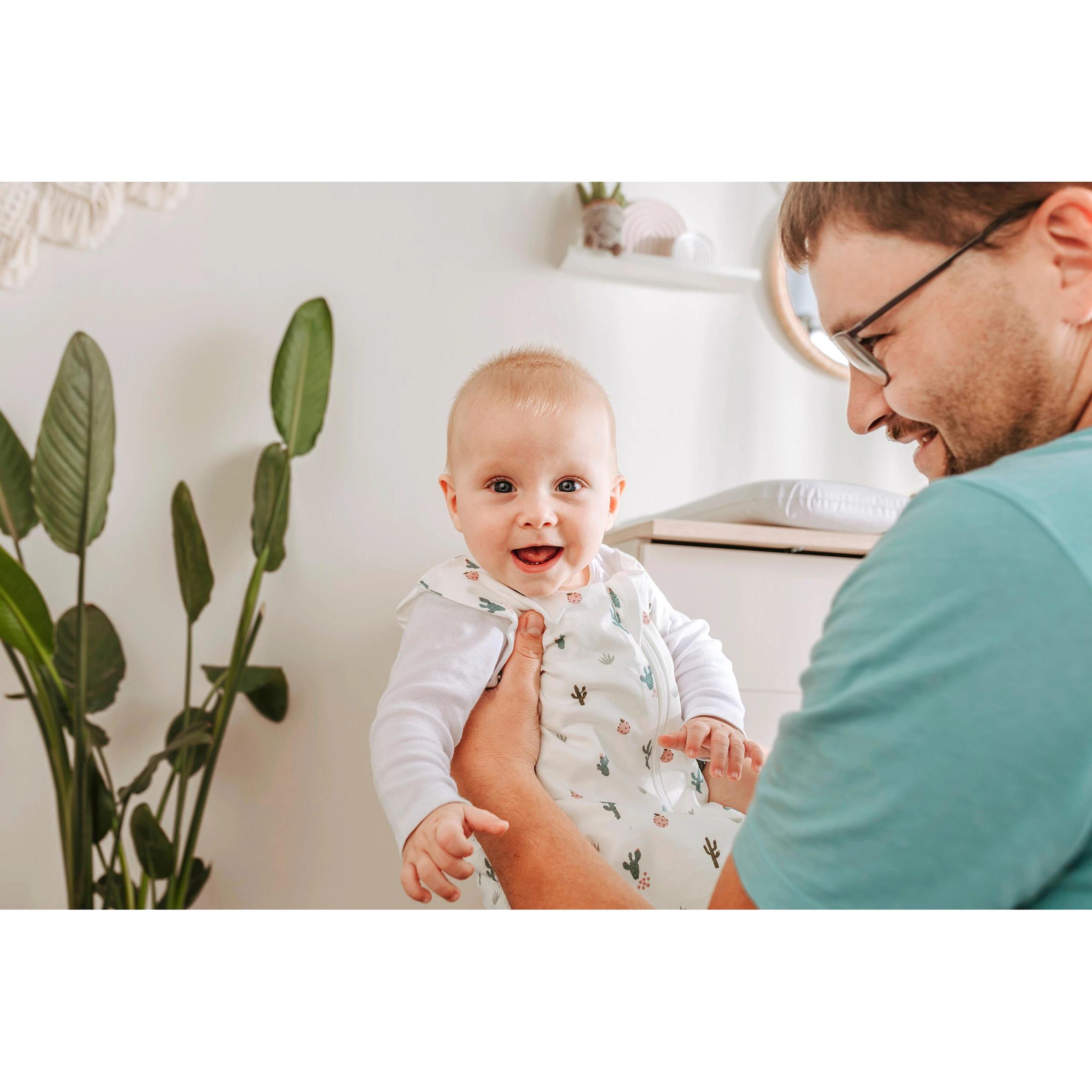 Träumeland Sommer-Sleepoverall Light TO GO 0.5 TOG Kaktusliebe