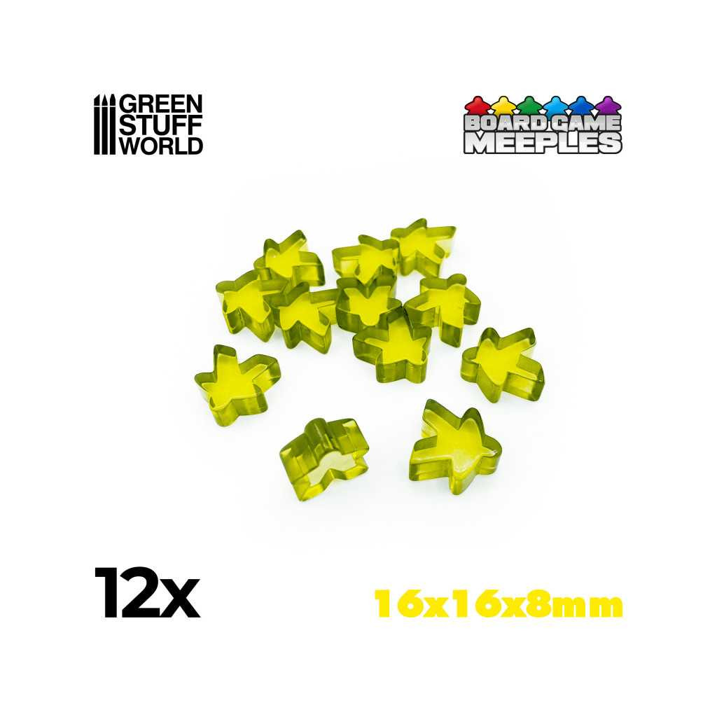 Set de 12 Meeples Transparents