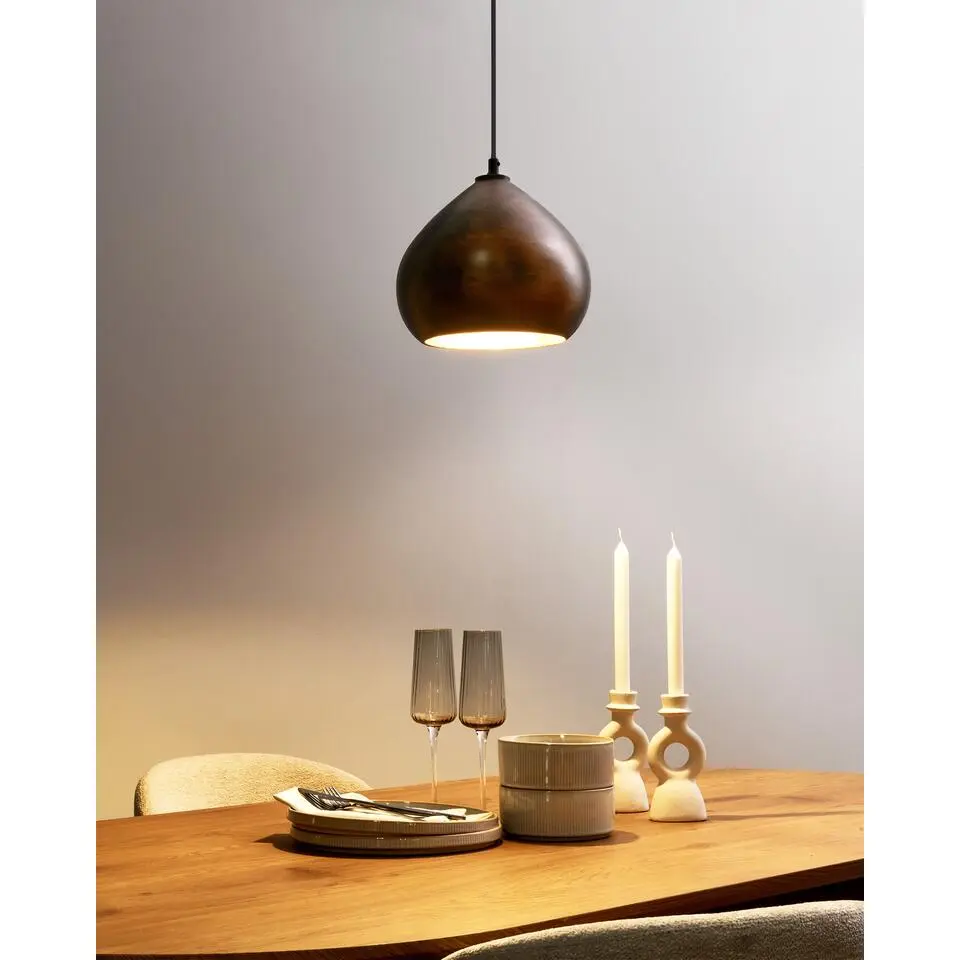 SANYATI - Hanglamp - Lichtbruin - Mangohout