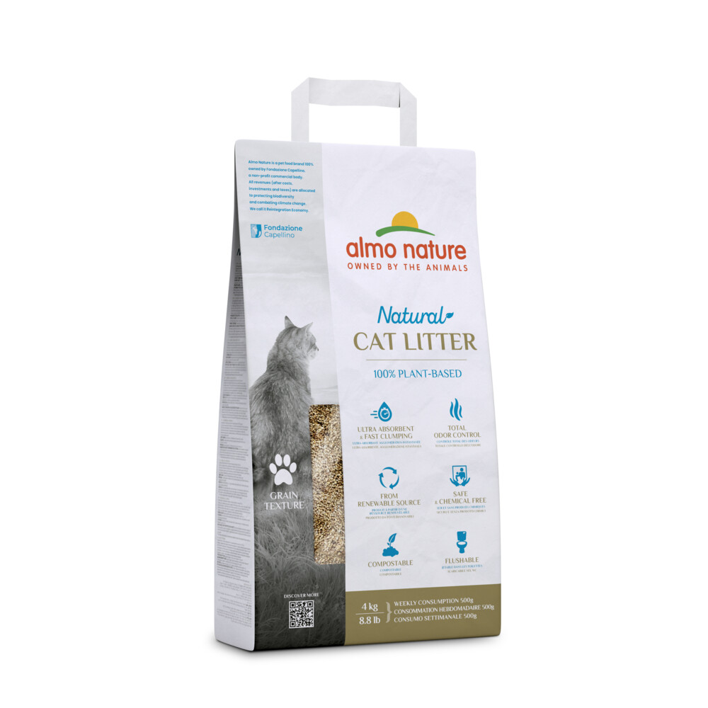 Almo Nature Kattenbakvulling Grain 4 kg