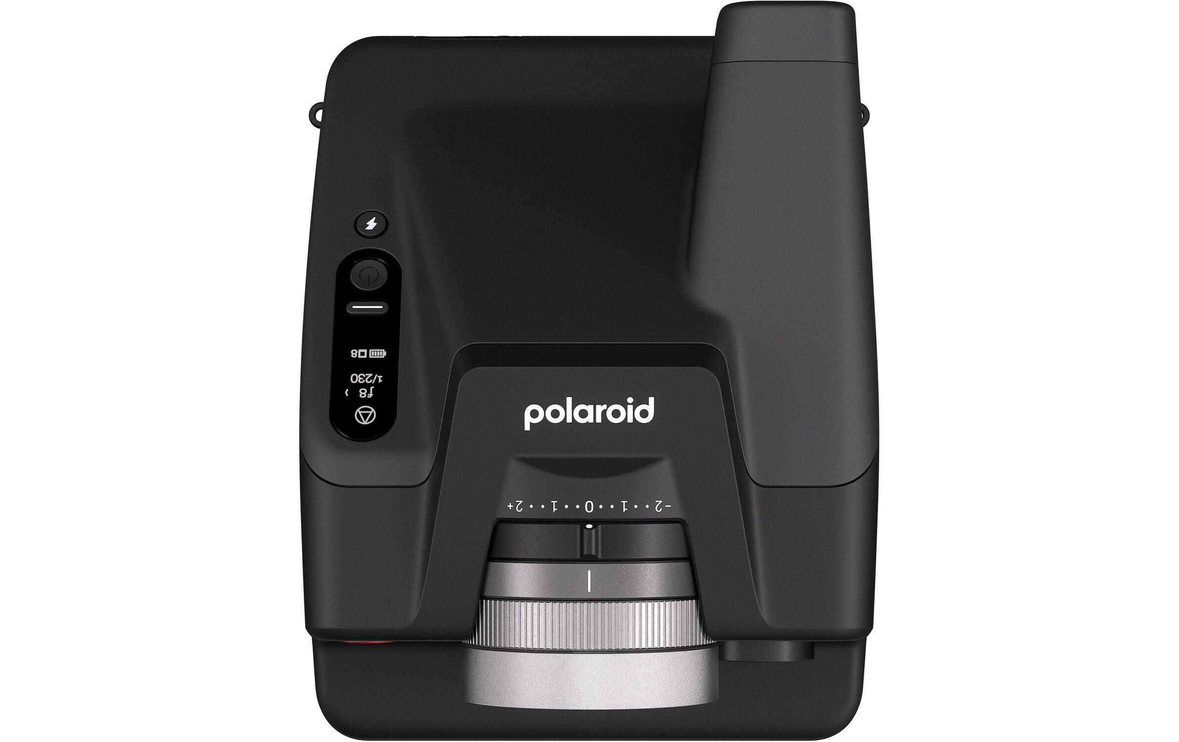 Fotokamera I-2 Schwarz<br>Analoge Sofortbildkamera mit integrierter manueller Bedienung