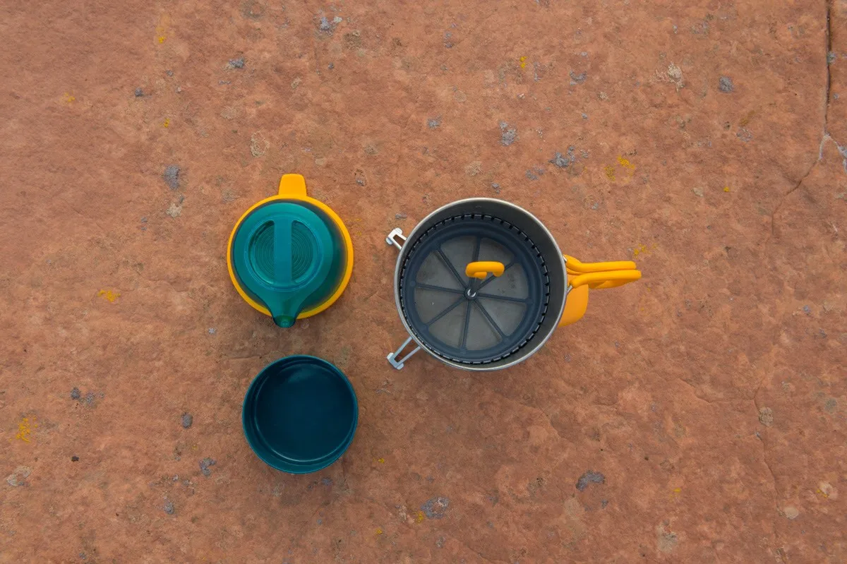 BioLite Campstove Kettlepot & Coffee Kit Steel