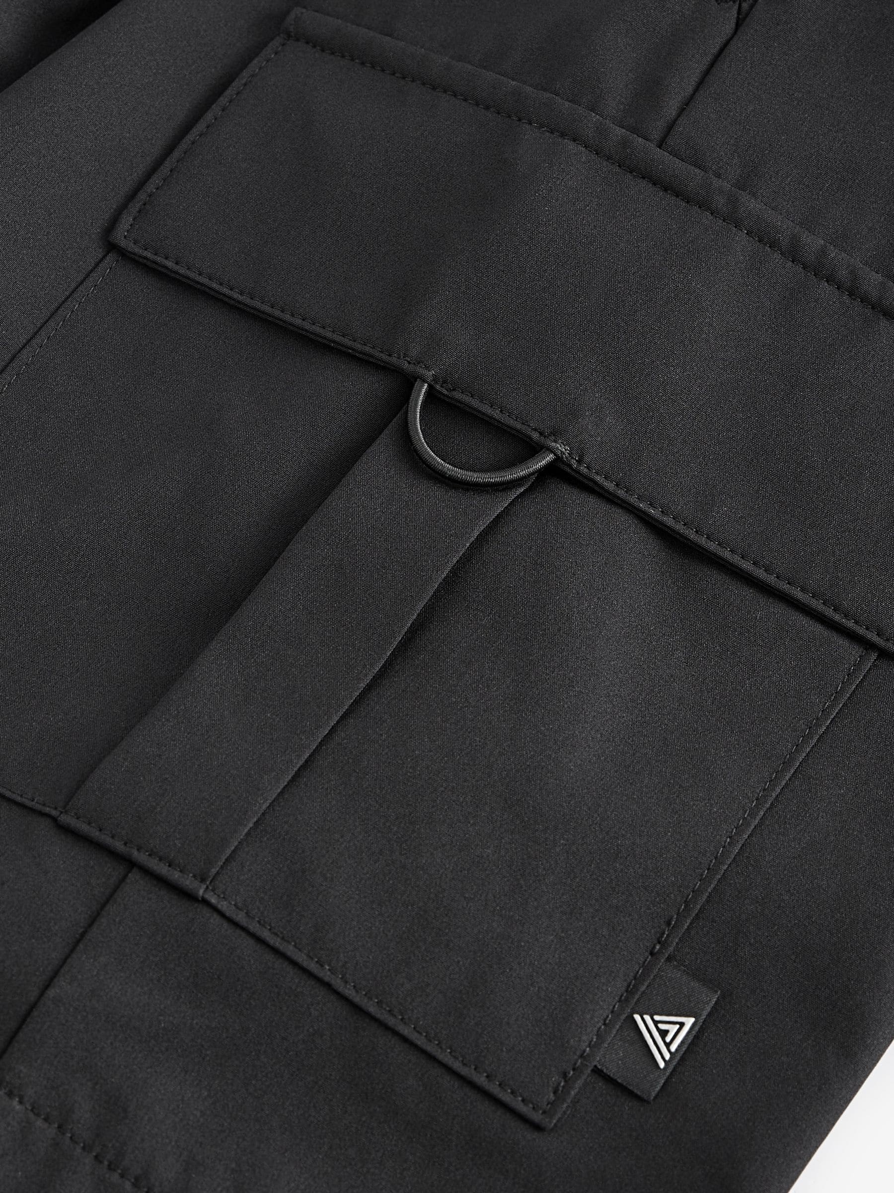 Zwart - Active cargo gym trainingshorts