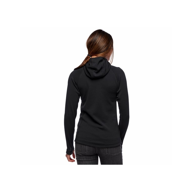 Black Diamond Coefficient Fleece Hoody Women Black