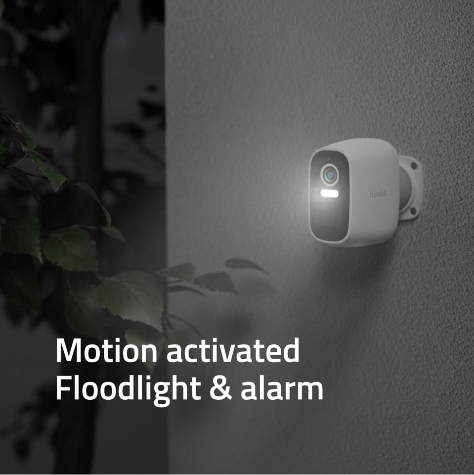 Hombli - Smart Wireless Security Bundle: Hombli Smart Battery Cam 2K + Hombli Solar Panel 3W