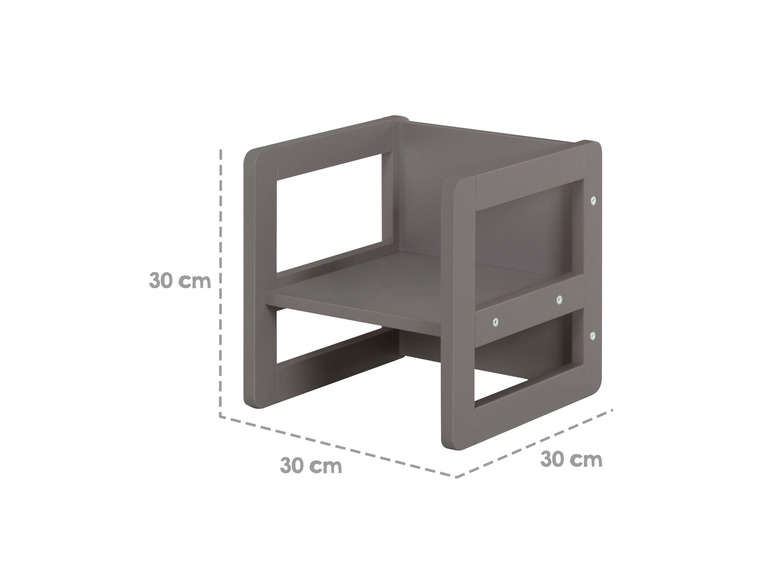 Kindertafel met stoel Montessori 3-in-1