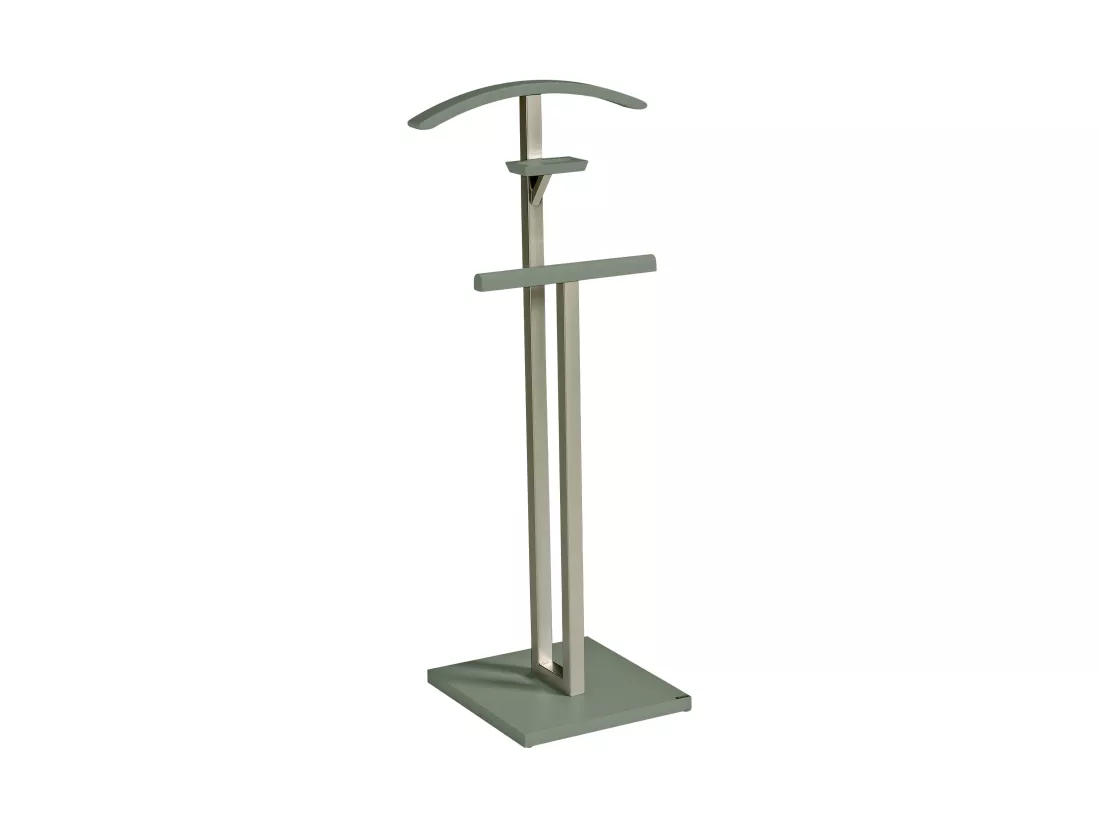 Valet de nuit - H116cm x L46cm x P34cm - hêtre massif vert - New York