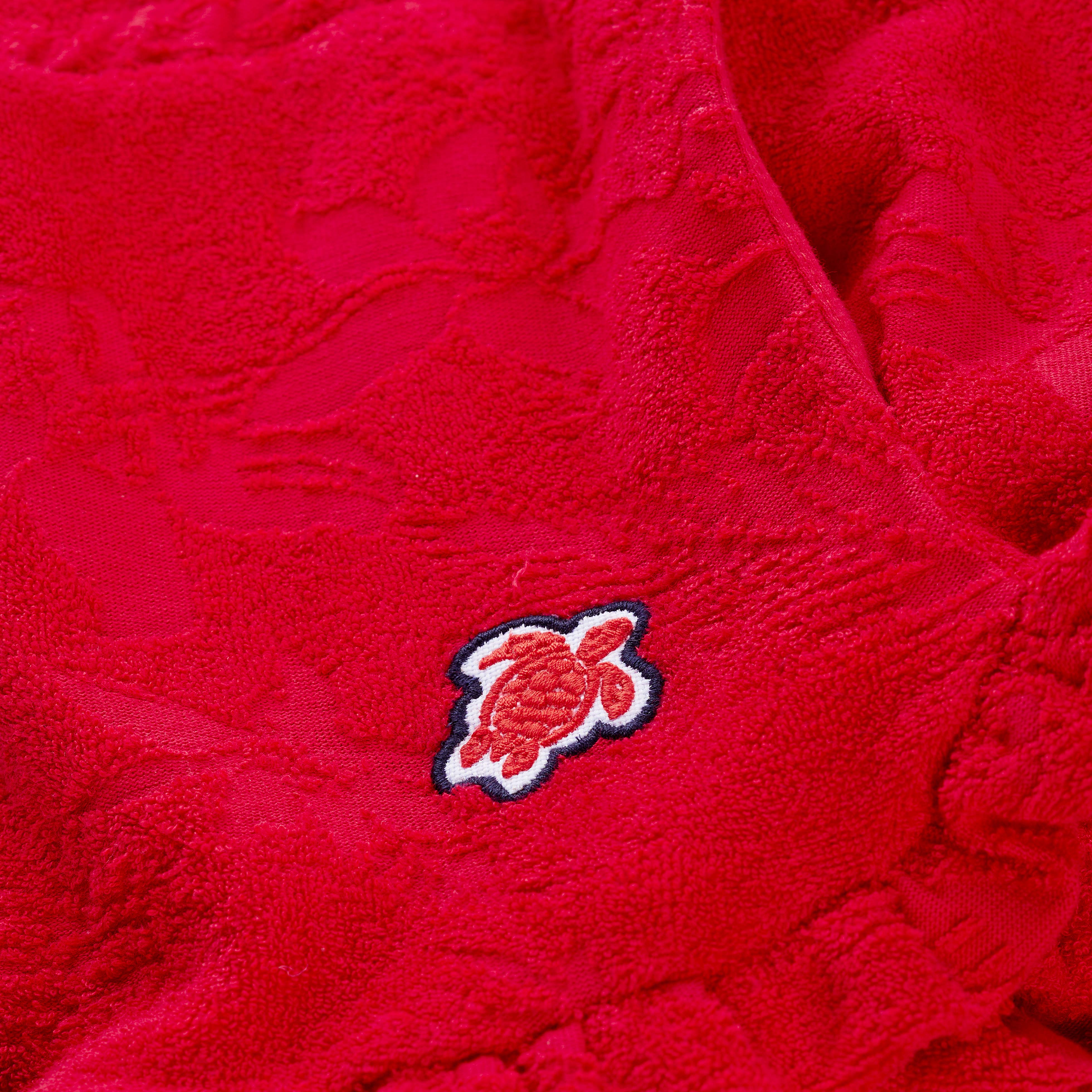 Short en éponge fille Jacquard Flower Power