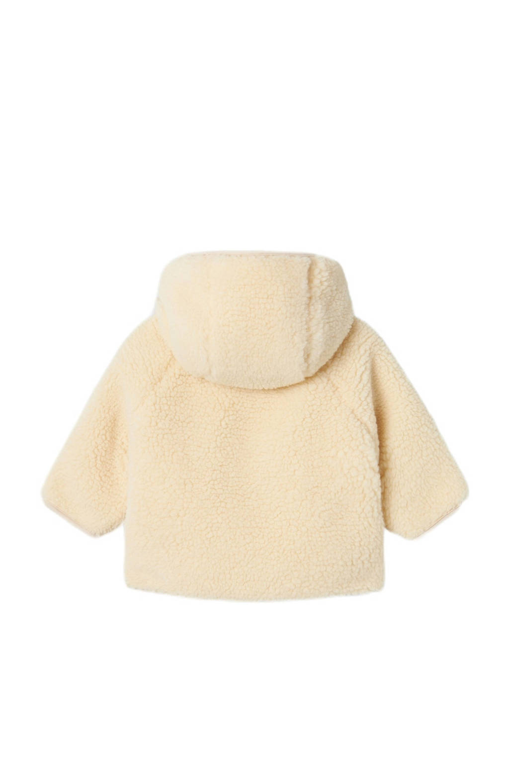 LIL' ATELIER baby teddy jas NBFNALO ecru