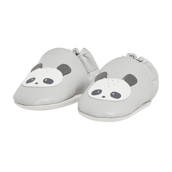 Chaussons en cuir   Panda        de               P'tit bisou