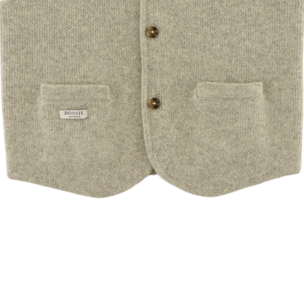 Maurtis Merino Wool Gilet | Light Grey Melange