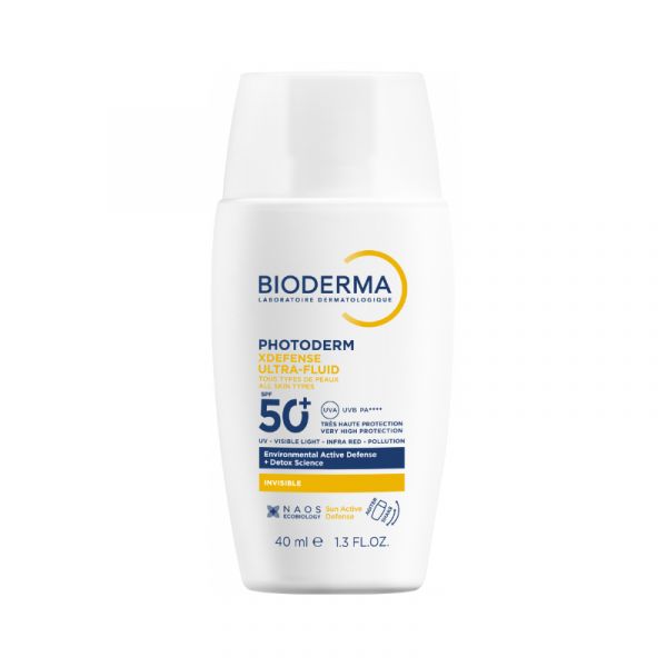 Protetor Solar Bioderma Photoderm XDefense Ultra-Fluido FPS50  Invisível 40ml